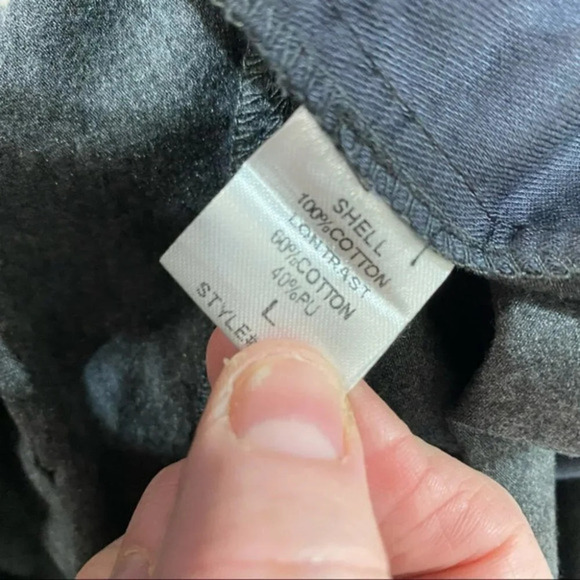 Janet Paris L faux leather front‎ pull on pants - Picture 8 of 10